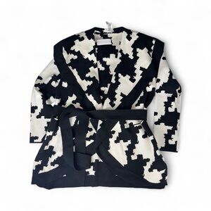 NWT Marla Wynn SOFT Geometric Pattern Cardigan Women’s Size XL